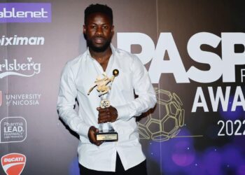 APOEL star Kingsley Sarfo delighted to be named best midfielder in Cyprus league for second consecutive season