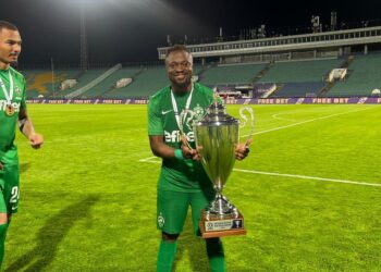 Ghanaian forward Bernard Tekpetey wins Bulgaria Cup with Ludogorets after victory over CSKA