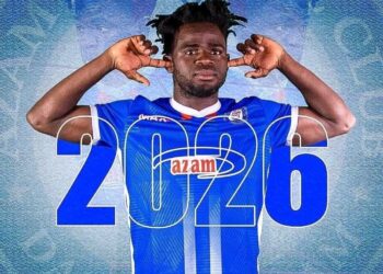 Ghanaian midfielder James Akaminko signs new deal with Azam FC
