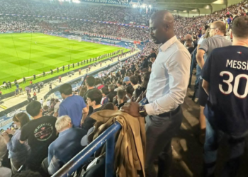 George Boateng watches Alidu Seidu and Grejohn Kyei as Clermont beat PSG