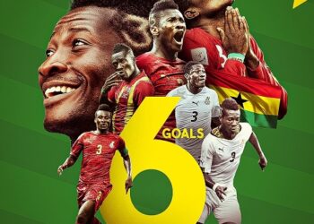 CAF celebrates Africa’s all time top scorer at the FIFA World Cup Asamoah Gyan