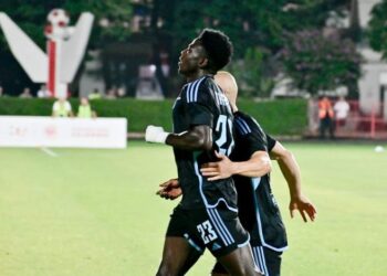 Ghana forward Zuberu Sharani scores match winner for Slovan Bratislava in UEFA Champions League qualifiers