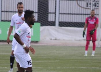 Ghanaian forward Maxwell Baakoh scores as USM Kenchela beat RC Arbaa in Algeria Ligue 1