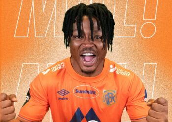 Ghanaian forward Isaac Atanga scores for Aalesund in Norway