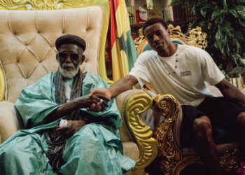 Dutch star Wijnaldum visits Ghana Chief Imam