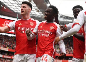 Ghana target Eddie Nketiah scores for Arsenal against Fulham
