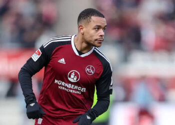 Ghanaian defender Jan Gyamerah scores in FC Nurnberg win over SV Wehen Wiesbaden in German Bundesliga 2