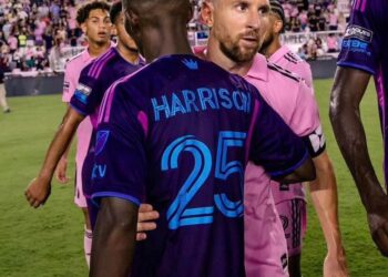 WATCH: Former Black Stars defender Harrison Afful swaps shirts with football icon Lionel Messi in a memorable video