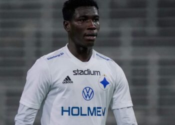 Ghanaian teen Kojo Peprah Oppong on trials at GIF Sundsvall