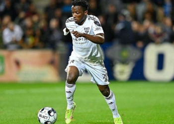 Ghanaian forward Isaac Nuhu scores first goal of the season in KAS Eupen win over OH Leuven