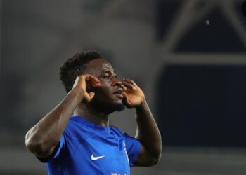 Ghanaian forward Abdul-Aziz Yakubu nets 12th goal for Wuhan Three Towns in Chinese Super League