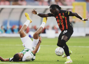 Ghanaian winger Seth Paintsil scores in Hamrun Spartans’ win over Gudja United in Malta