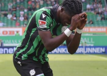 Ghanaian defender Derrick Kohn scores season’s first goal at Greuther Fürth for Hannover 96