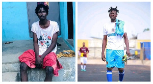 Black Meteors players donate GHS13,000 to ailing Legon Cities goalkeeper William Essu