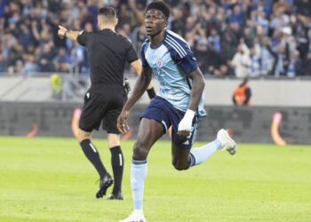 Former Dreams forward Sharani Zuberu scores as Slovan Bratislava kick out SKF Sered from Slovakia FA Cup