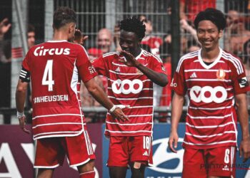 Ghanaian forward Kamal Sowah on target for Standard Liège in victory at Leuven