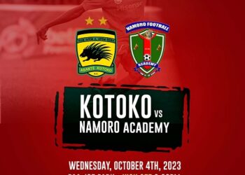 Asante Kotoko host Namoro Academy in friendly on Wednesday