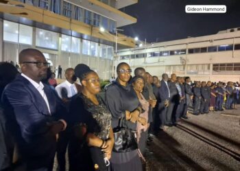 GFA president join government and family to receive mortal remains of late E.T Mensah at Airport