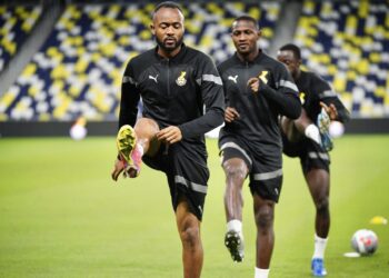 Black Stars train at GEODIS Park ahead of USA friendly game