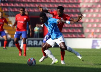 Ghanaian forward Eric Ayiah scores first goal for CD Trofense in defeat to Sanjoanense
