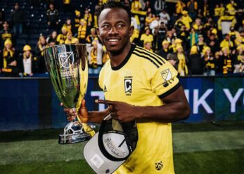 Ghana international Yaw Yeboah wins MLS Eastern Conference title with Columbus Crew