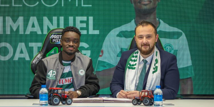 Emmanuel Boateng completes transfer move to Konyaspor