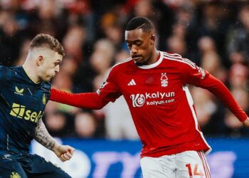 Ghana target Callum Hudson-Odoi scores for Nottingham against Newcastle United in Premier League