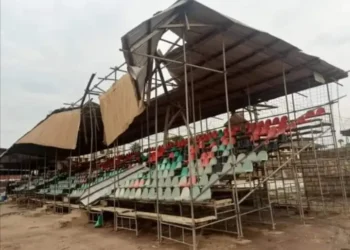 Heavy rainstorm causes damage to Sunyani Coronation Park stands