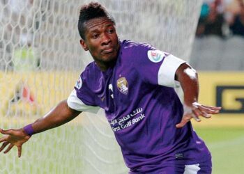 Former Ghana captain Asamoah Gyan says he played his best of football in United Arab Emirates