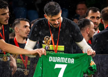 Albanian side Egnatia honours Raphael Dwamena after historic 89-year first league trophy