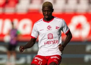 Ghanaian defender Maxwell Woledzi named in Norwegian top-flight Team of the Season