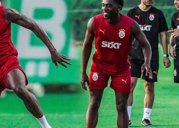 Ghana defender Derrick Köhn all smiles as he begins pre-season with Galatasaray