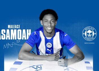 Breaking News: Wigan Athletic announce deadline-day signing of Ghanaian forward Maleace Asamoah