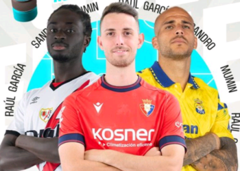 Ghanaian defender Abdul Mumin ganning for La Liga Goal-of-the-Month award