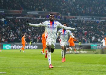 Ghanaian winger Ernest Nuamah scores as Lyon defeat Frankfurt in Europa League