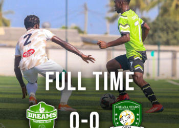 Ghana Premier League: Dreams draw goalless against Aduana Stars