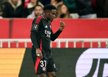 Ernest Nuamah’s Lyon bonus tripled after stunning goal in win over OGC Nice