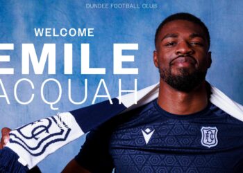 Dundee FC announce signing of Ghanaian striker Emile Acquah