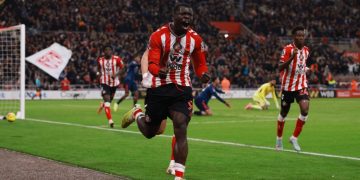 Brian Brobbey delighted after scoring first Premier League goal for Sunderland