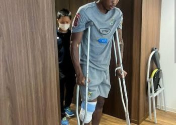Francis Abu leaves hospital after successful surgery after horrific injury against Japan
