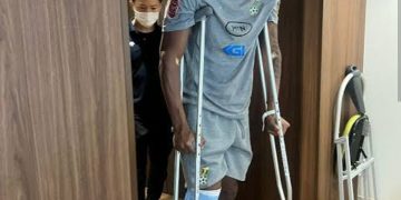 Francis Abu leaves hospital after successful surgery after horrific injury against Japan