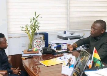 Sports Minister Kofi Adams praises Yaw Dabo for impactful youth development through Dabo Soccer Academy