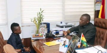 Sports Minister Kofi Adams praises Yaw Dabo for impactful youth development through Dabo Soccer Academy